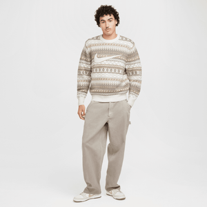 Nike Fair Isle Swoosh Sweater 'Light Orewood Brown/Sail/Khaki'