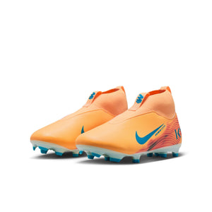 Kylian Mbappé x Nike Jr. Mercurial Superfly 10 Academy GS 'Melon Tint/Igloo/Neo Turquoise'