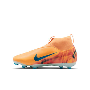 Kylian Mbappé x Nike Jr. Mercurial Superfly 10 Academy GS 'Melon Tint/Igloo/Neo Turquoise'