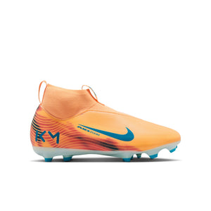 Kylian Mbappé x Nike Jr. Mercurial Superfly 10 Academy GS 'Melon Tint/Igloo/Neo Turquoise'