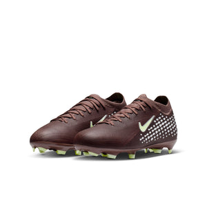Nike Jr. Mercurial Vapor 16 Pro "Kylian Mbappé" ' Firm-Ground Low-Top GS 'Plum Eclipse/Metallic Silver'