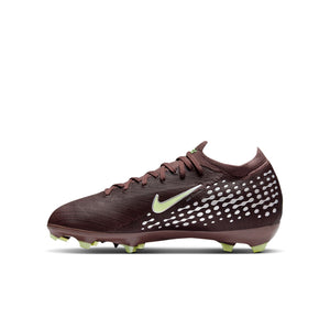 Nike Jr. Mercurial Vapor 16 Pro "Kylian Mbappé" ' Firm-Ground Low-Top GS 'Plum Eclipse/Metallic Silver'