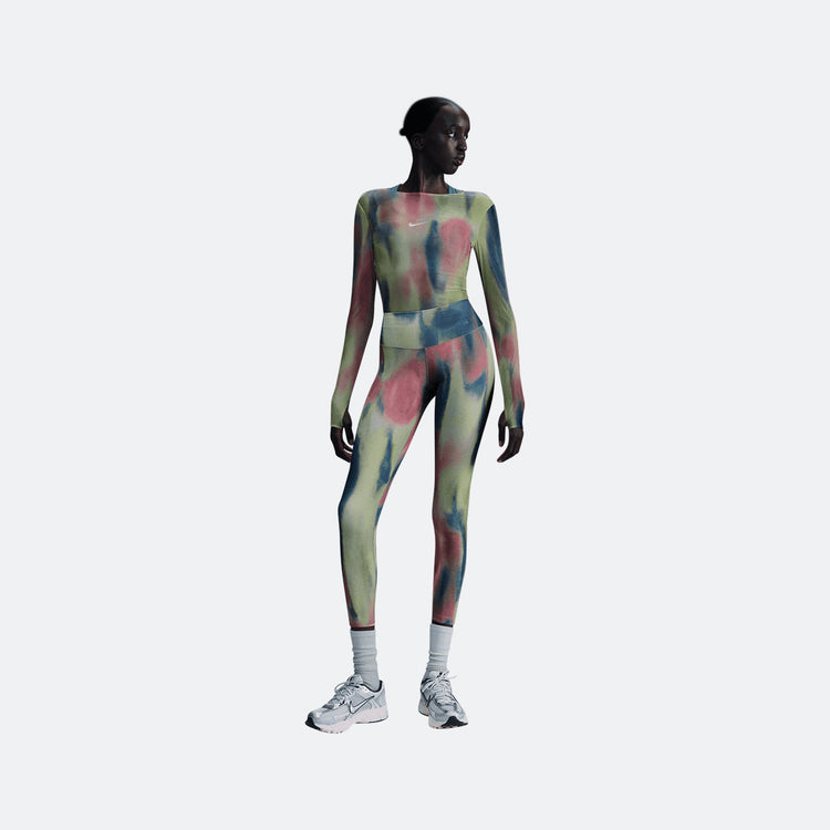 Nike Artist Collection High-Waisted 7/8 Leggings 'Aster Pink/Black'