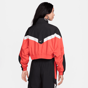Nike Sportswear Woven Jacket 'Light Crimson/Black'
