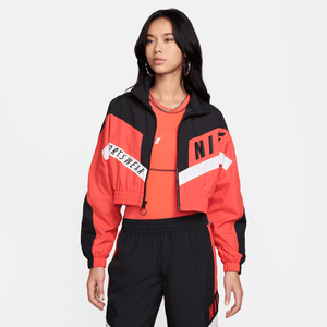 Nike Sportswear Woven Jacket 'Light Crimson/Black'