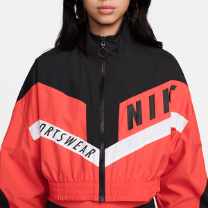 Nike Sportswear Woven Jacket 'Light Crimson/Black'