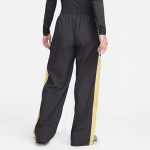 Nike Sportswear High-Waisted Pants 'Black/Light Crimson/White'