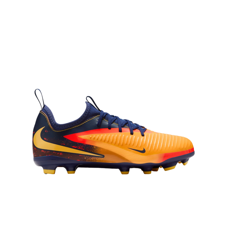 Erling Haaland x Nike Phantom 6 Low Academy MG GS 'Laser Orange Blue Void'