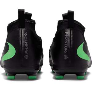 Nike Jr. Phantom 6 High Academy MG GS 'Black Illusion Green'
