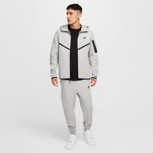Nike Tech Full Zip Windrunner Hoodie 'Dark Grey Heather/Black'