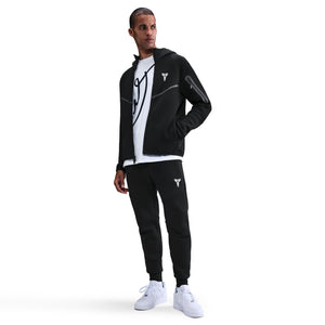 Nike Kobe Tech Fleece Full-Zip Windrunner Jacket 'Black/White'