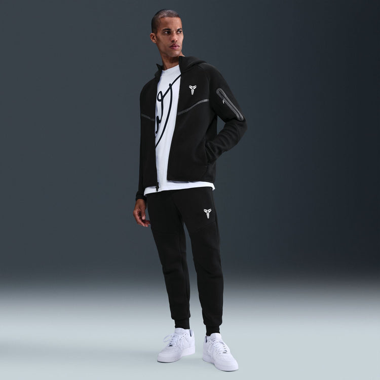 Nike Kobe Tech Fleece Full-Zip Windrunner Jacket 'Black/White'