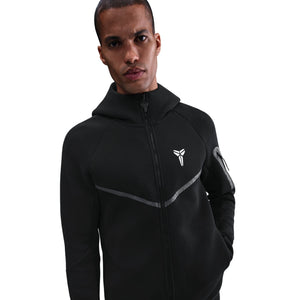 Nike Kobe Tech Fleece Full-Zip Windrunner Jacket 'Black/White'