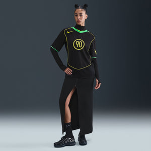 Nike T90 Dri-Fit Soccer Jersey 'Black/Green Spark/Opti Yellow'