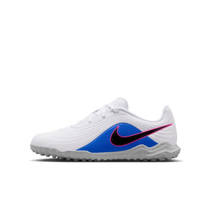 Nike Jr. Tiempo Maestro Club TF Low GS 'White Racer Blue Pink Blast Black'
