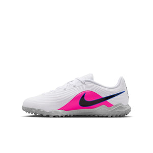 Nike Jr. Tiempo Maestro Club TF Low GS 'White Racer Blue Pink Blast Black'