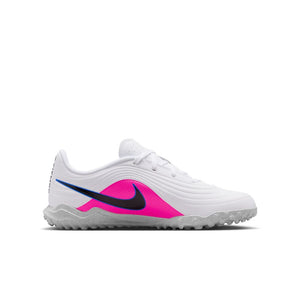 Nike Jr. Tiempo Maestro Club TF Low GS 'White Racer Blue Pink Blast Black'