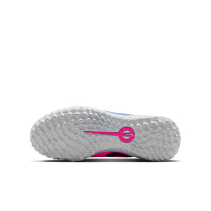 Nike Jr. Tiempo Maestro Club TF Low GS 'White Racer Blue Pink Blast Black'