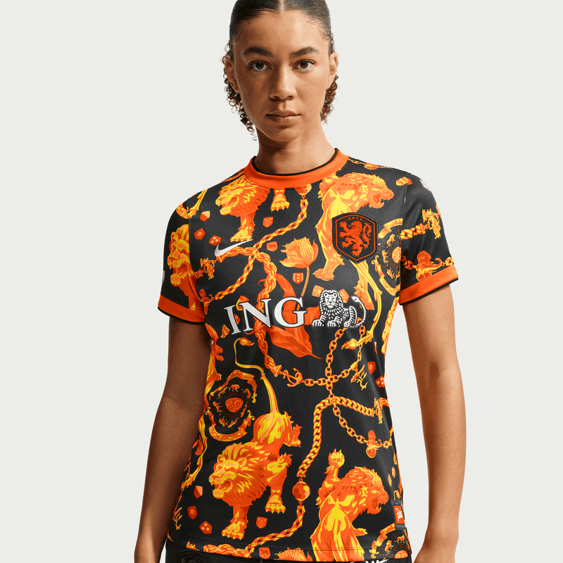 Nike Wmns Netherlands x Patta Short-Sleeve Top 'Orange'