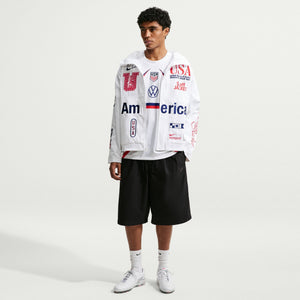 Nike USA x V.A.A. Woven Staff Jacket 'White/Deep Royal Blue'