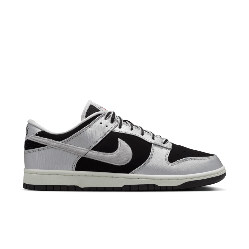 Nike Dunk Low Retro 'Metallic Silver Black Sail'