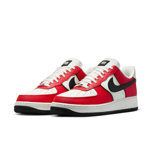 Nike Air Force 1 Low '07 LV8 'University Red Sail Black'