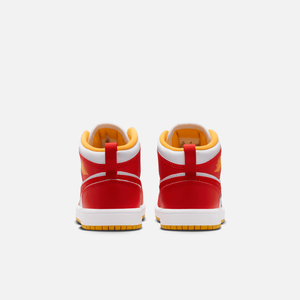 Air Jordan 1 Mid PS 'Speed Red/Gold/White'