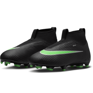 Nike Jr. Mercurial Superfly 11 Academy MG High GS 'Black Illusion Green'