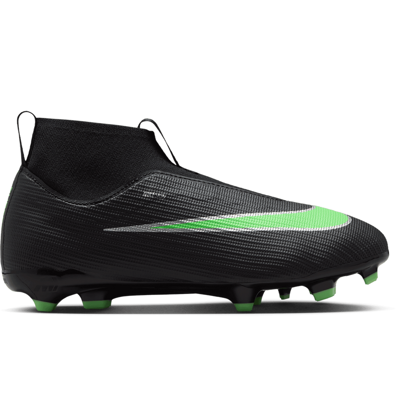 Nike Jr. Mercurial Superfly 11 Academy MG High GS 'Black Illusion Green'