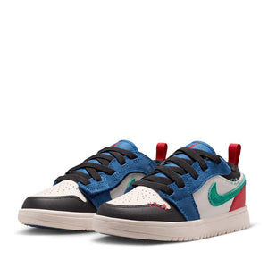 Nike Air Jordan 1 Low ALT SE PS 'True Blue Red Kinetic Green'