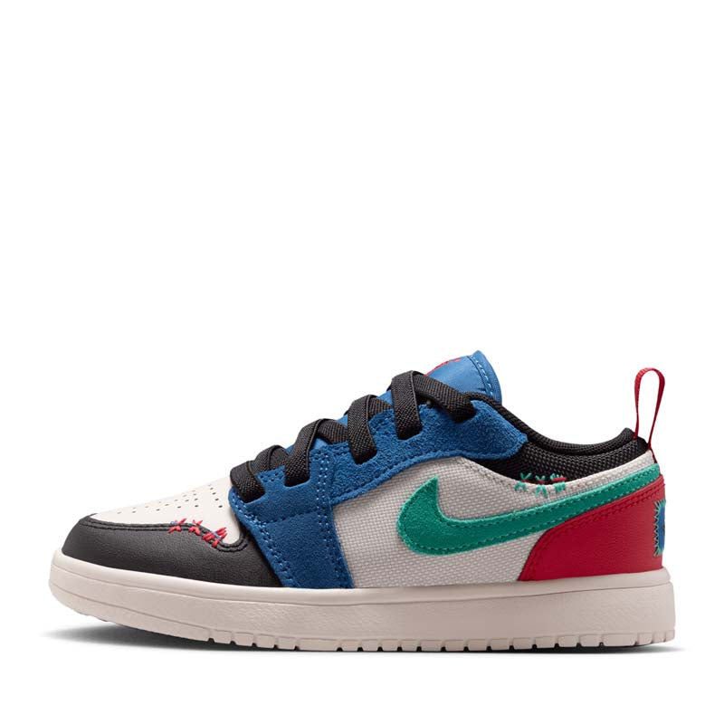 Nike Air Jordan 1 Low ALT SE PS 'True Blue Red Kinetic Green'