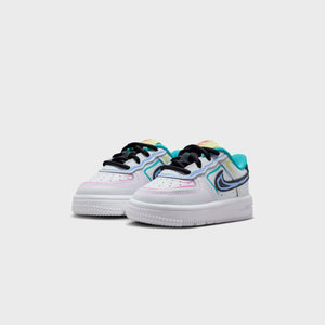 Nike Force 1 TD 'White Hyper Pink Dusty Cactus Anthracite'