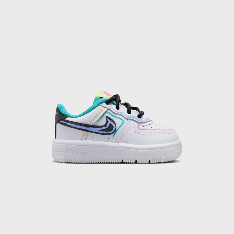 Nike Force 1 TD 'White Hyper Pink Dusty Cactus Anthracite'