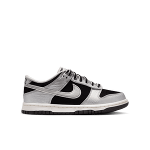 Nike Dunk Low LV8 GS 'Metallic Silver Black Sail'
