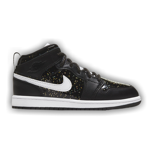 Air Jordan 1 Mid SE PS 'Black Glitter'