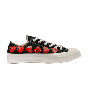 Comme des Garçons PLAY x Converse Chuck 70 Low 'Multi Heart - Black'