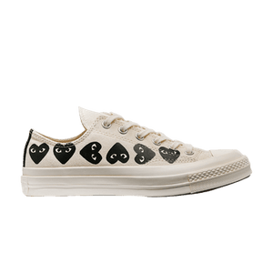 Comme des Garçons PLAY x Converse Chuck 70 Low 'Multi Heart - Beige'