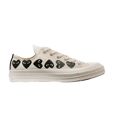 Comme des Garçons PLAY x Converse Chuck 70 Low 'Multi Heart - Beige'