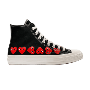 Comme des Garçons PLAY x Converse Chuck 70 High 'Multi Heart - Black'