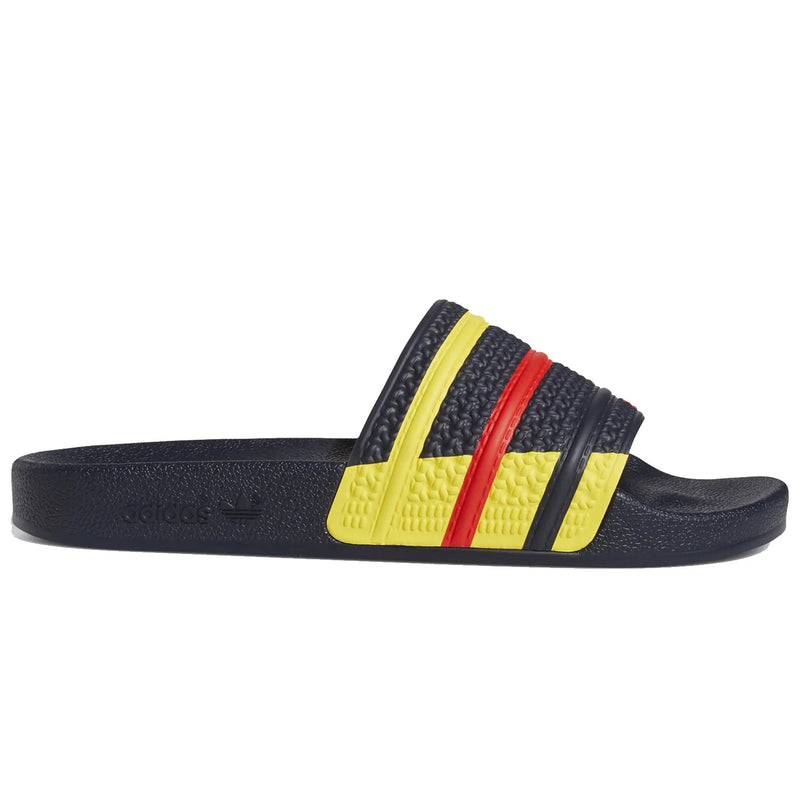 Adidas Adilette Slide 'Legend Ink Red Yellow'