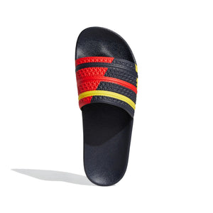 Adidas Adilette Slide 'Legend Ink Red Yellow'