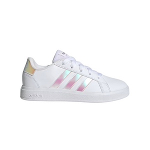 Adidas Grand Court 2.0 Big Kid 'White Iridescent'