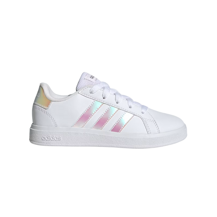 Adidas Grand Court 2.0 Big Kid 'White Iridescent'