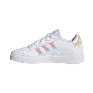Adidas Grand Court 2.0 Big Kid 'White Iridescent'