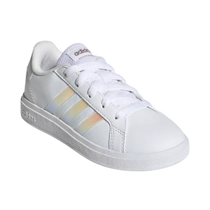 Adidas Grand Court 2.0 Big Kid 'White Iridescent'