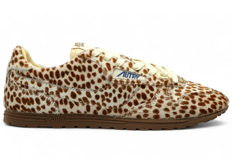 Autry Windspin Low Animal Print Pony Hair Ivory Brown (Women's) WSLW-YN04