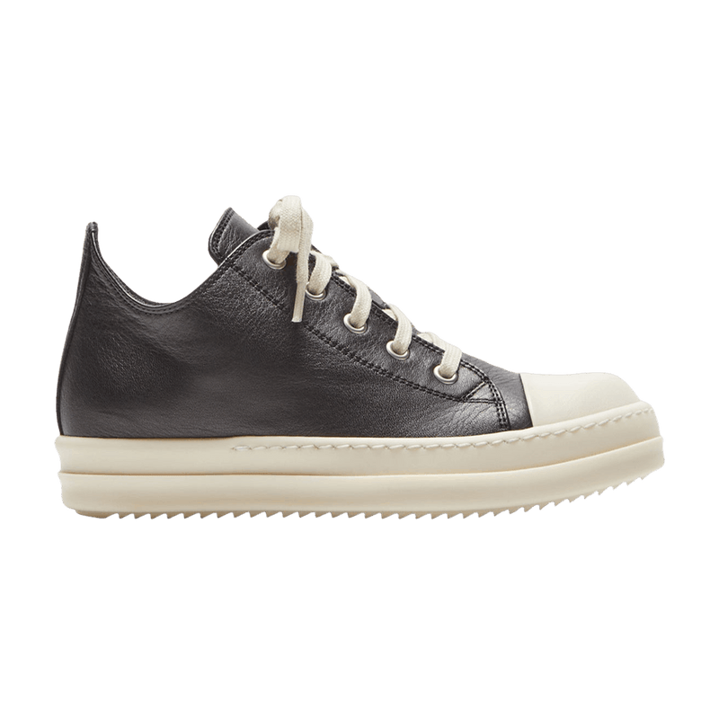 Rick Owens Low Sneaks Kids 'Black Milk' BG01F3899LMU 911