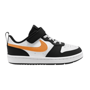 Nike Court Borough Low 2 PS 'White Black Orange'