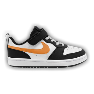 Nike Court Borough Low 2 PS 'White Black Orange'
