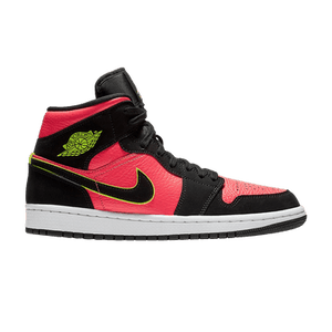Wmns Air Jordan 1 Retro Mid 'Hot Punch Volt'